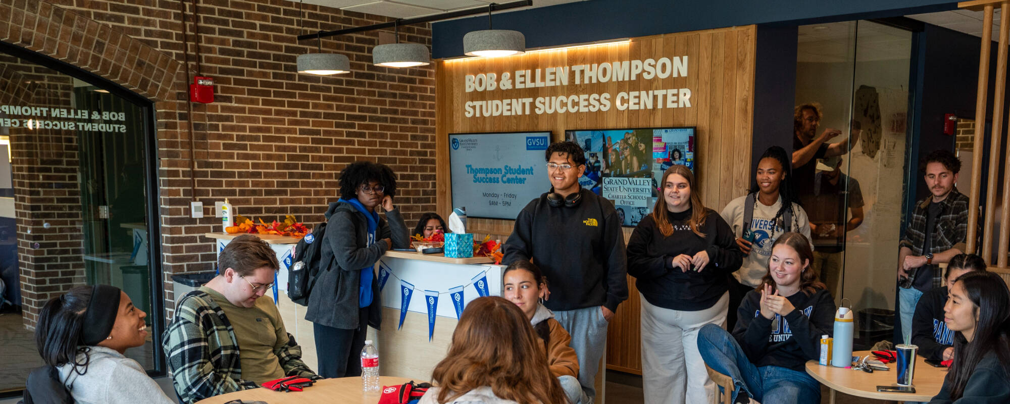 Inside the new Thompson Student Success Center at the Kirkhof Center on Oct. 16.